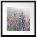 Schmetterlinge auf Lavendelblumen Passepartout Quadratisch 40x40