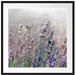 Schmetterlinge auf Lavendelblumen Passepartout Quadratisch 70x70