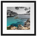 Mallorca Bay Cove Passepartout Quadratisch 40x40