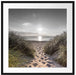 der Weg ins Meer Passepartout Quadratisch 70x70