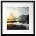 Milford Sound Neuseeland Passepartout Quadratisch 40x40
