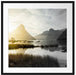 Milford Sound Neuseeland Passepartout Quadratisch 70x70