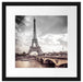 Eiffelturm in Paris Passepartout Quadratisch 40x40