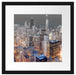 Luftaufnahme Chicago Passepartout Quadratisch 40x40