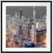 Luftaufnahme Chicago Passepartout Quadratisch 70x70