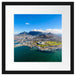 Luftaufnahme von Kapstadt Passepartout Quadratisch 40
