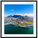 Luftaufnahme von Kapstadt Passepartout Quadratisch 70