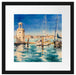 Segelschiffe im Hafen Venedigs Passepartout Quadratisch 40