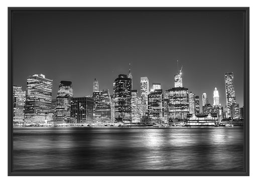 New York City Schattenfugenrahmen 100x70