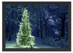 Leuchtender Weihnachtsbaum Schattenfugenrahmen 55x40
