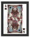 Card King white Schattenfugenrahmen 38x30