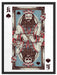 Card King white Schattenfugenrahmen 80x60