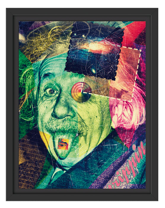 Einsteins secret Schattenfugenrahmen 38x30