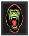 Hypnotic ape black Schattenfugenrahmen 38x30