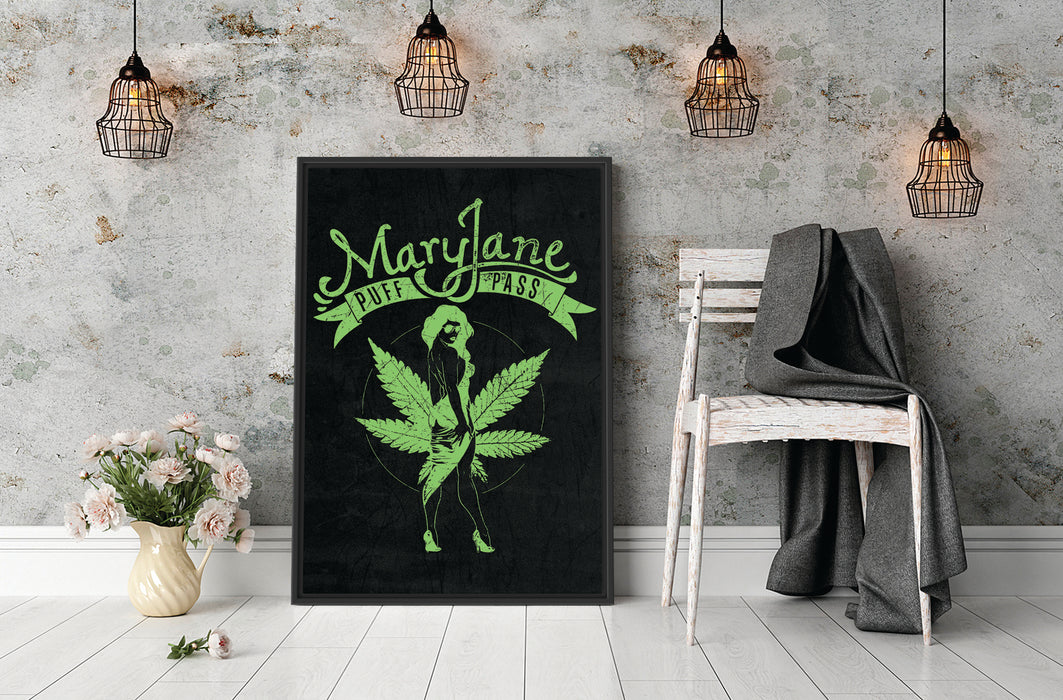 Mary Jane black Schattenfugenrahmen Wohnzimmer