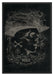 Vintage faces black Schattenfugenrahmen 100x70