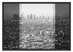 Los Angeles Metropolitan Area Schattenfugenrahmen 100x70