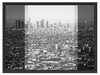 Los Angeles Metropolitan Area Schattenfugenrahmen 80x60