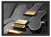 elegante E-Gitarre Schattenfugenrahmen 55x40