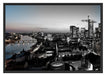 Frankfurter Skyline Schattenfugenrahmen 100x70