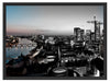 Frankfurter Skyline Schattenfugenrahmen 80x60
