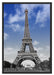 Eifelturm mit Himmel Paris Schattenfugenrahmen 100x70