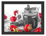 Erdbeeren Marmelade Schattenfugenrahmen 38x30