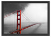 Golden Gate Bridge USA Schattenfugenrahmen 55x40