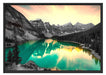 Moraine Lake in Canada Schattenfugenrahmen 100x70