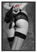 erotische Spitzen-Dessous Schattenfugenrahmen 100x70