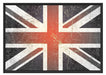 British Union Jack Schattenfugenrahmen 100x70