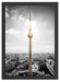 Berliner Fernsehturm Schattenfugenrahmen 55x40