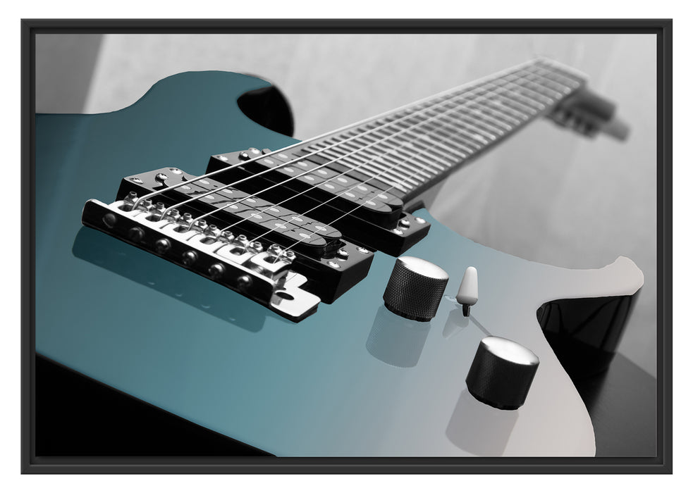 Pixxprint E-Gitarre, im Schwebe-Effekt Bilderrahmen