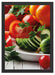 Obst Gemüse Gurke Tomaten Schattenfugenrahmen 55x40