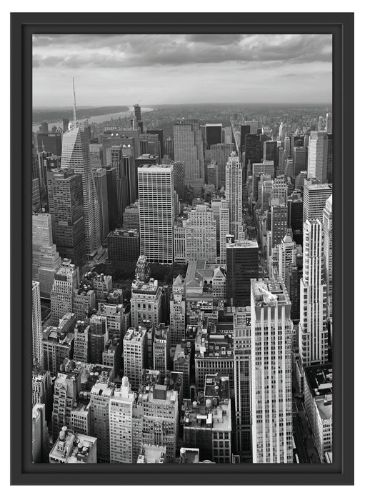 New York Skyline Schattenfugenrahmen 55x40