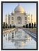 Taj Mahal Schattenfugenrahmen 80x60