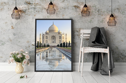 Taj Mahal Schattenfugenrahmen Wohnzimmer