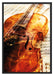 Geige Schattenfugenrahmen 100x70
