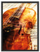 Geige Schattenfugenrahmen 80x60