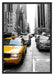 Taxi in New York Schattenfugenrahmen 100x70