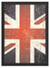 UK Flagge Schattenfugenrahmen 55x40
