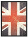 UK Flagge Schattenfugenrahmen 80x60