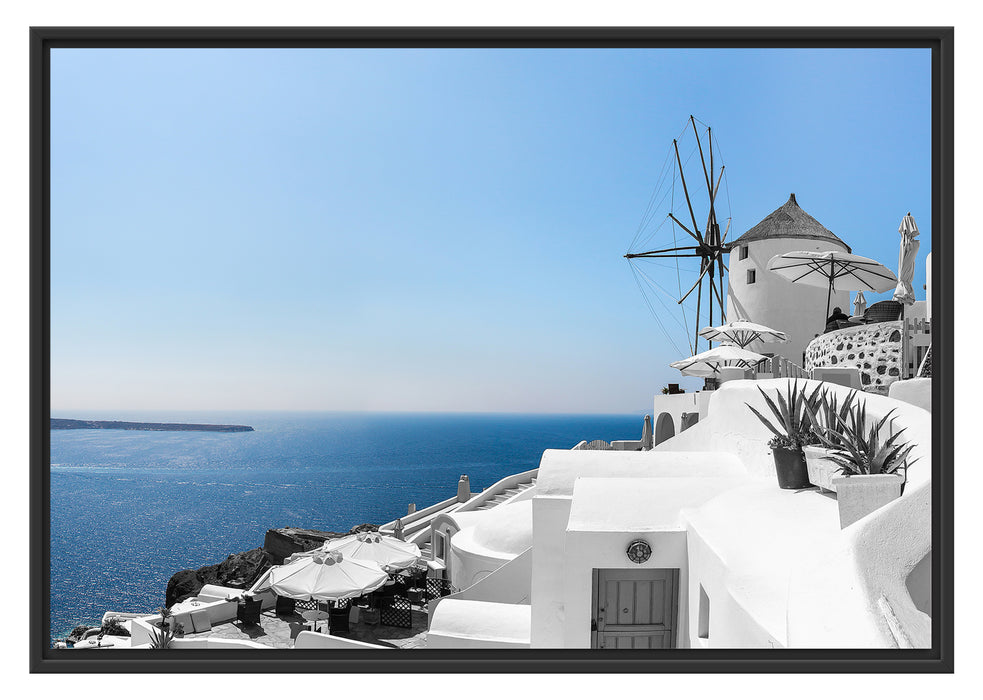 Pixxprint Club Kalimera Kriti in Kreta, im Schwebe-Effekt Bilderrahmen