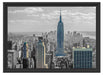 New Yorker Empire State Building Schattenfugenrahmen 55x40