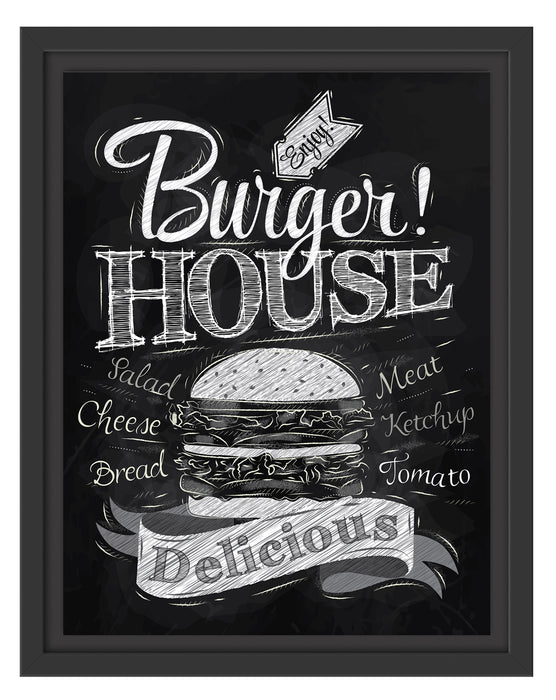 Burger House Schattenfugenrahmen 38x30