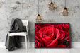Romantische Rosen Schattenfugenrahmen Wohnzimmer
