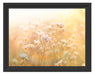 Romantische Blumenwiese Schattenfugenrahmen 38x30