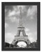 Eifelturm in Paris Schattenfugenrahmen 38x30