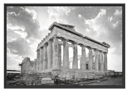 Akropolis in Athen Schattenfugenrahmen 100x70