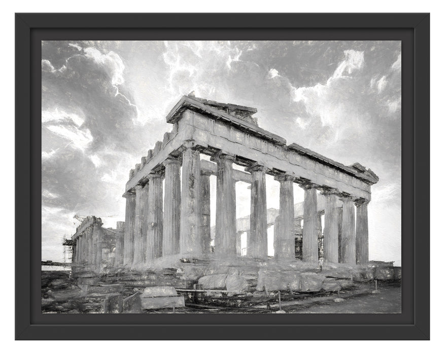 Akropolis in Athen Schattenfugenrahmen 38x30
